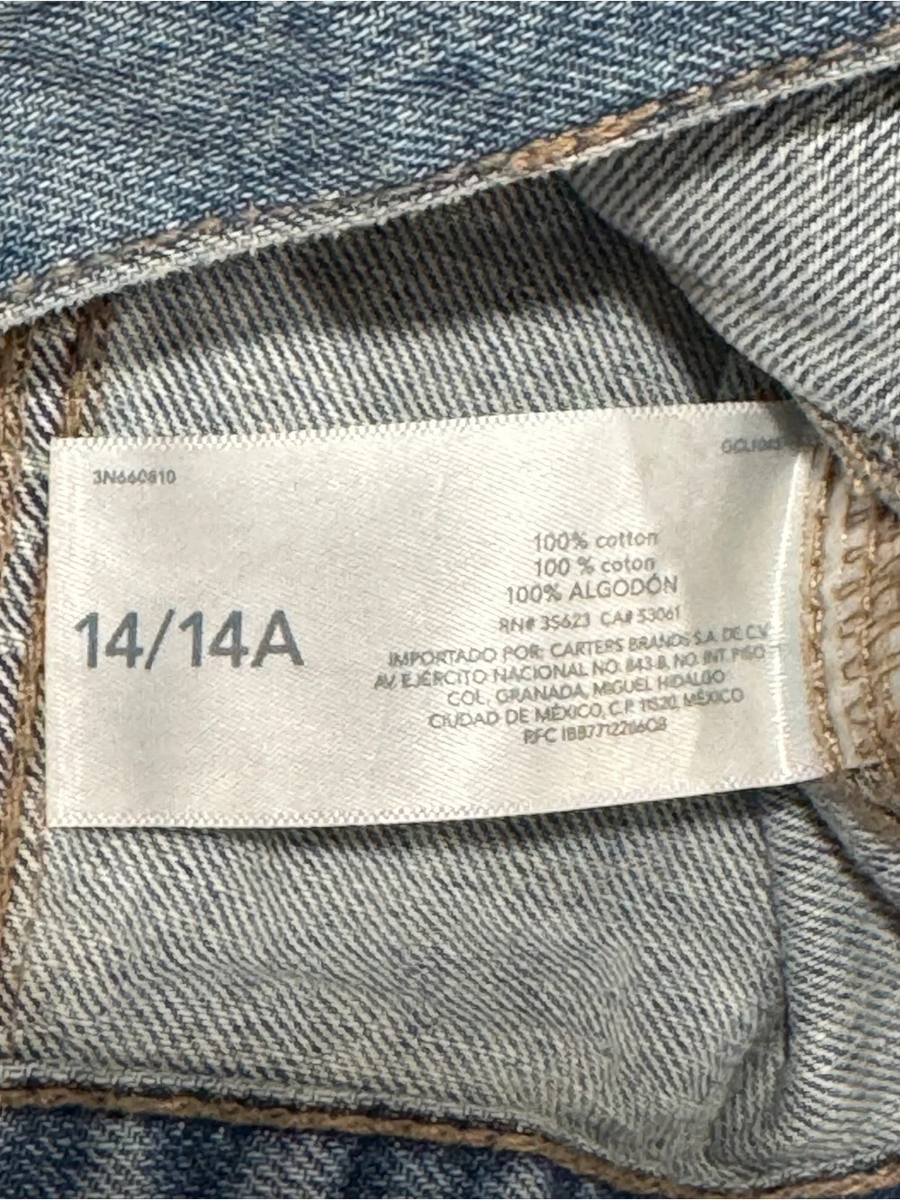 OshKosh B’gosh Youth Denim Jacket Size 14 – Classic Blue Jean Coat Unisex